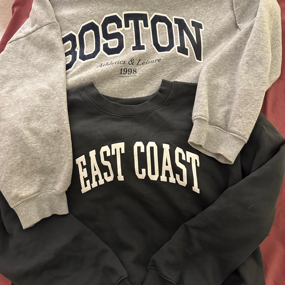 Boston and East Coast sweatshirts Large